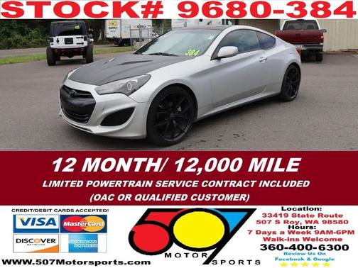 Silver 2013 Hyundai Genesis Coupe 2.0T Premium