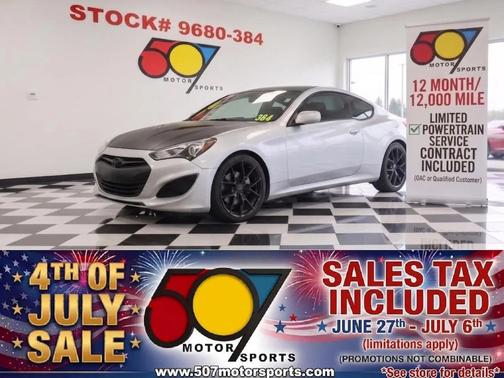 Silver 2013 Hyundai Genesis Coupe 2.0T Premium