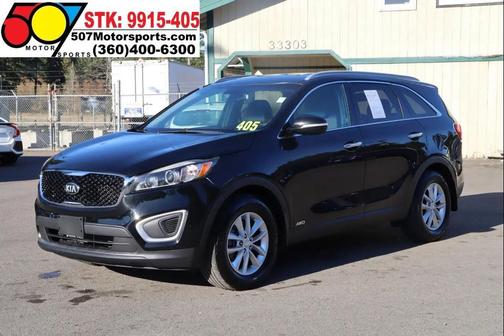 Ebony Black 2017 Kia Sorento LX