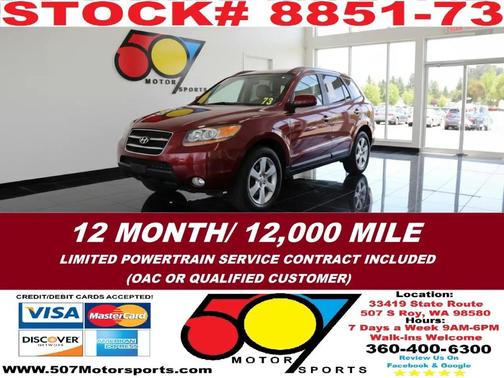 2008 Hyundai SANTA FE Limited