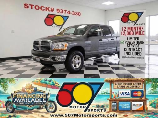 Gray 2006 Dodge Ram 1500 SLT Mega Cab