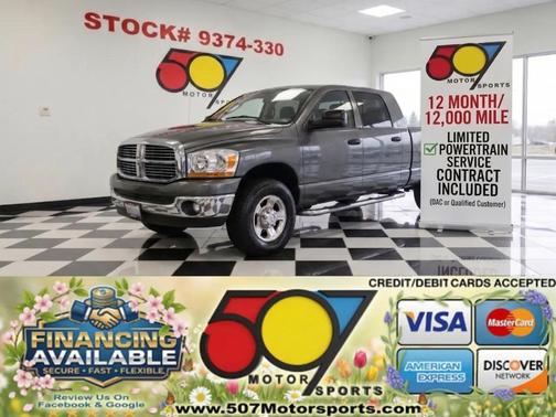Gray 2006 Dodge Ram 1500 SLT Mega Cab