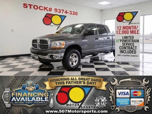 Gray 2006 Dodge Ram 1500 SLT Mega Cab