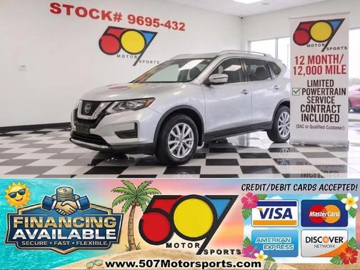 Silver 2018 Nissan Rogue SV