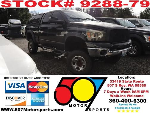 Black 2006 Dodge Ram 2500 SLT/TRX