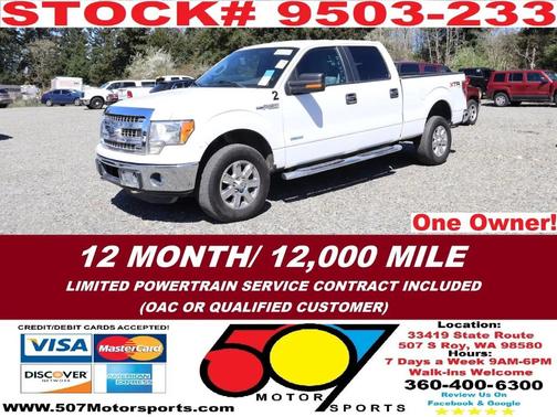 Oxford White 2013 Ford F-150 XLT