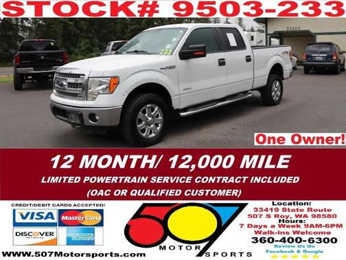 Oxford White 2013 Ford F-150 XLT
