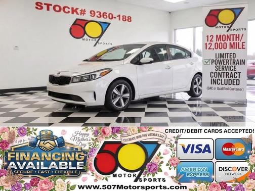 Snow White Pearl 2018 Kia Forte LX
