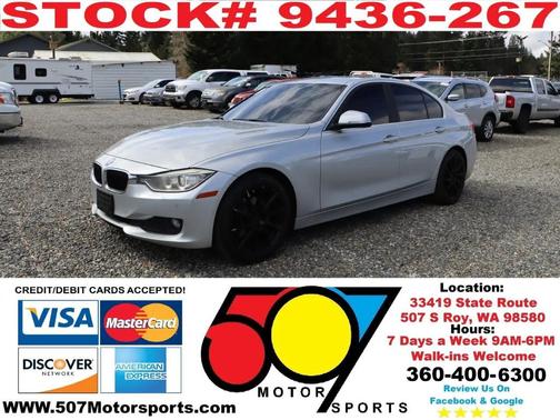 Silver 2015 BMW 320 i