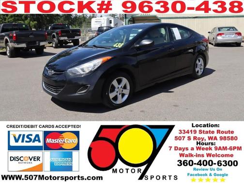 Black Diamond 2013 Hyundai ELANTRA Limited