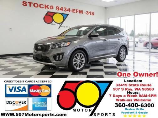 Titanium Silver 2016 Kia Sorento SXL
