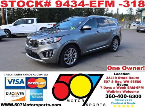 Titanium Silver 2016 Kia Sorento SXL