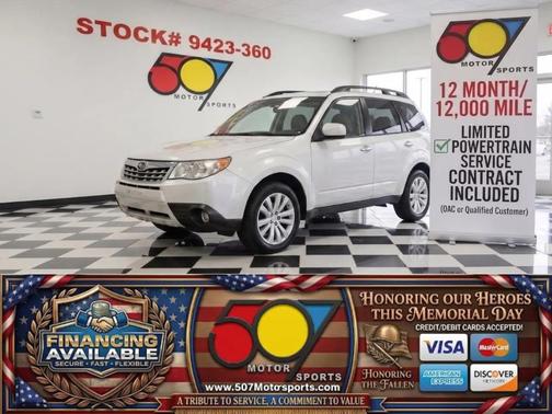 Satin White Pearl 2011 Subaru Forester 2.5 X Limited
