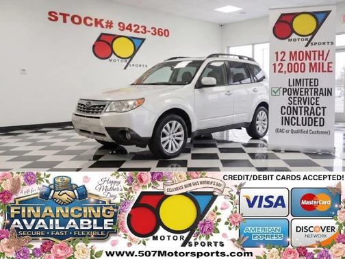 Satin White Pearl 2011 Subaru Forester 2.5 X Limited