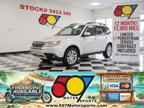 Satin White Pearl 2011 Subaru Forester 2.5 X Limited