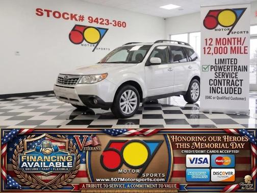 Satin White Pearl 2011 Subaru Forester 2.5 X Limited