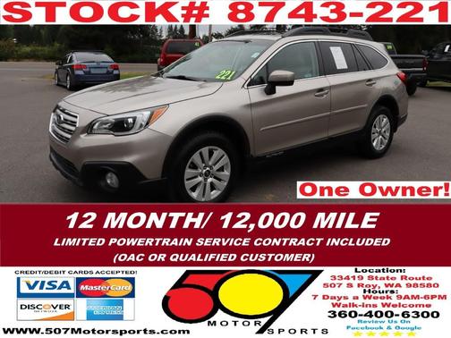 2015 Subaru Outback 2.5i Premium