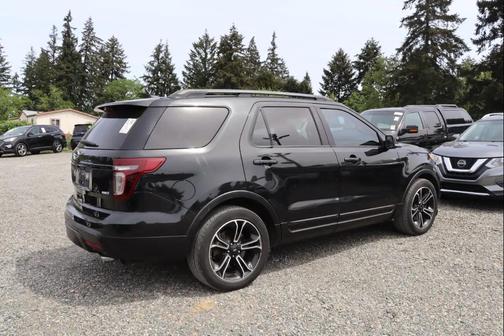 White Platinum Metallic Tri-Coat 2015 Ford Explorer Sport