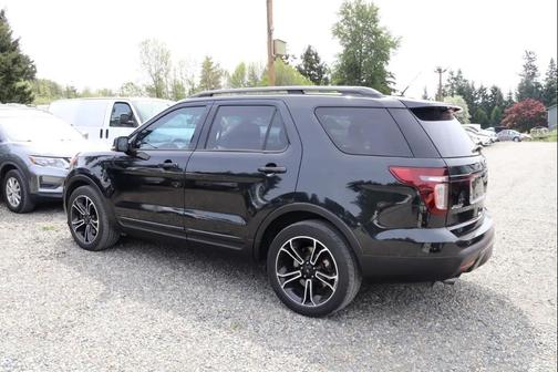 White Platinum Metallic Tri-Coat 2015 Ford Explorer Sport