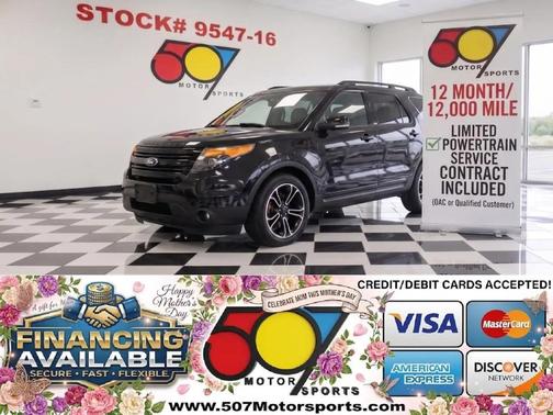 White Platinum Metallic Tri-Coat 2015 Ford Explorer Sport