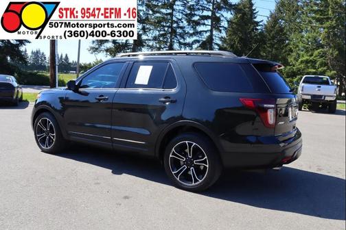 White Platinum Metallic Tri-Coat 2015 Ford Explorer Sport