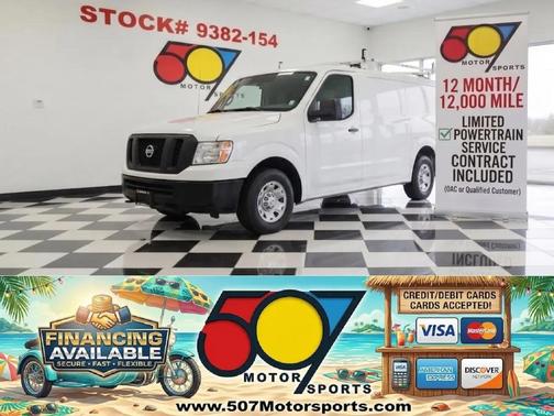 Glacier White 2016 Nissan NV Cargo NV1500 SL V8