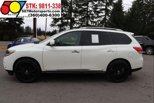 Pearl White 2015 Nissan Pathfinder Platinum