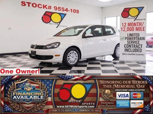 Candy White 2012 Volkswagen Golf 2.5L