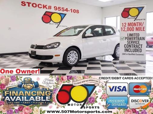 Candy White 2012 Volkswagen Golf 2.5L
