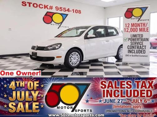 Candy White 2012 Volkswagen Golf 2.5L