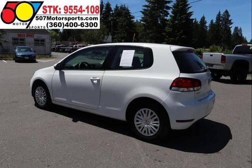 Candy White 2012 Volkswagen Golf 2.5L