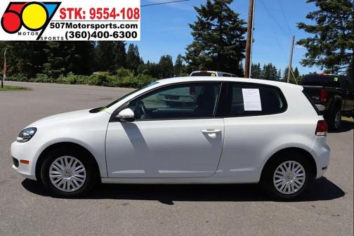 Candy White 2012 Volkswagen Golf 2.5L