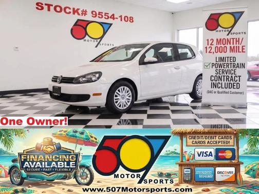 Candy White 2012 Volkswagen Golf 2.5L