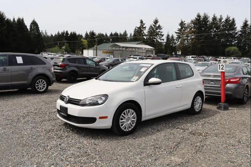 Candy White 2012 Volkswagen Golf 2.5L