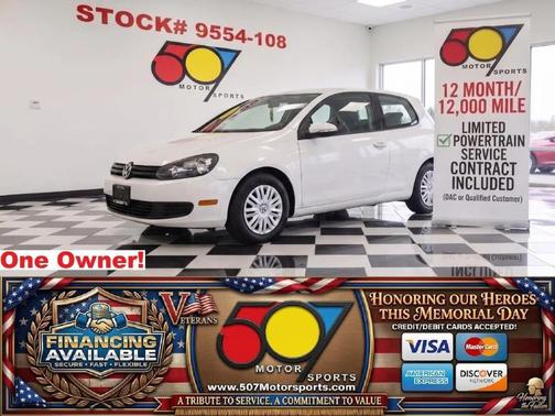 Candy White 2012 Volkswagen Golf 2.5L