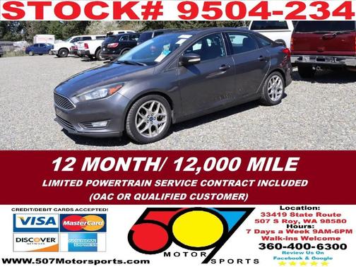 Ruby Red Metallic Tinted Clearcoat 2015 Ford Focus SE
