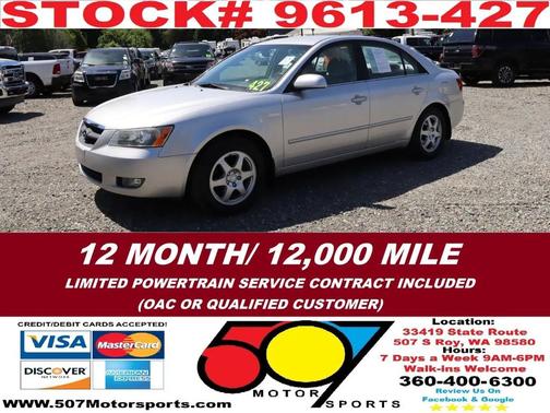 Bright Silver 2006 Hyundai SONATA GLS