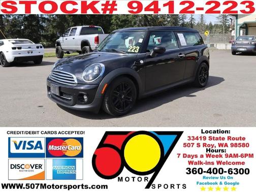 Midnight Black Metallic 2012 MINI Cooper S Base