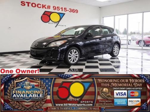 Black Mica 2012 Mazda Mazda3 i Touring