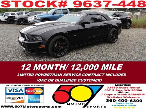 Black 2013 Ford Mustang V6