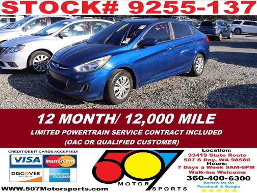 2016 Hyundai Accent SE