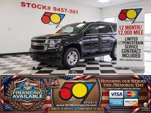 Black 2017 Chevrolet Tahoe LT