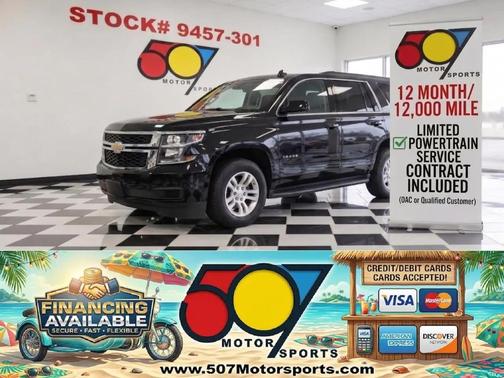 Black 2017 Chevrolet Tahoe LT