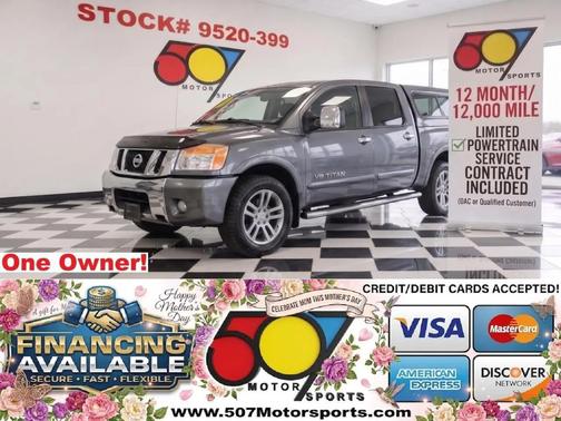 Gun Metallic 2015 Nissan Titan SL
