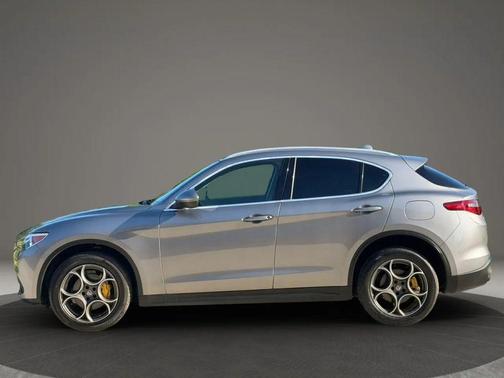 Gray 2018 Alfa Romeo Stelvio Ti Sport
