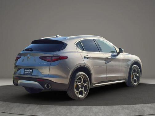 Gray 2018 Alfa Romeo Stelvio Ti Sport