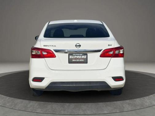 White 2017 Nissan Sentra SV