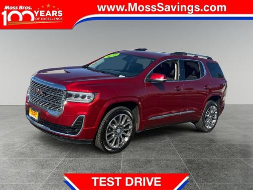 Volcanic Red Tintcoat 2023 GMC Acadia Denali