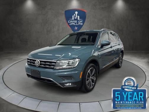 Silk Blue Metallic 2019 Volkswagen Tiguan 2.0T SEL R-Line