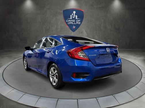 Blue 2017 Honda Civic LX